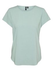 Vero Moda Koszulka w kolorze miętowym rozmiar: XL. Zielone bluzki damskie Vero Moda, s, bez wzorów, z wiskozy, bez kołnierzyka, bez ramiączek. Za 67.45 zł.
