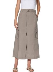 Heine Spódnica w kolorze beżowym rozmiar: 38. Brązowe spódnice damskie Heine, bez wzorów, z tkaniny, maxi. Za 120.95 zł.