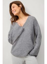 Ellos Sweter "Jill" w kolorze szarym rozmiar: L. Szare swetry klasyczne damskie ellos, l, bez kołnierzyka. Za 110.65 zł.