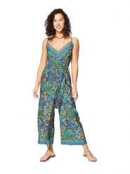 Ipanima Kombinezon w kolorze zielono-niebieskim rozmiar: 34/36. Niebieskie kombinezony damskie Ipanima, bez wzorów, bez kołnierzyka, bez ramiączek. Za 78.99 zł.