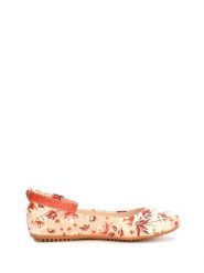 Goby Baleriny w kolorze beżowo-pomarańczowym ze wzorem rozmiar: 37. Brązowe balerinki damskie Goby, bez wzorów, z materiału. Za 165.99 zł.