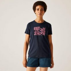 Koszulka sportowa damska Filandra VIII. Niebieskie koszulki sportowe damskie Regatta, bez wzorów, bez ramiączek. Za 130.50 zł.