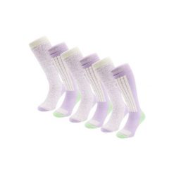 Skarpety narciarskie - Damskie - 6 par - Białe wielokolorowe. Białe skarpetki damskie POEDERBAAS, bez wzorów, z wełny. W wyprzedaży za 329.62 zł.