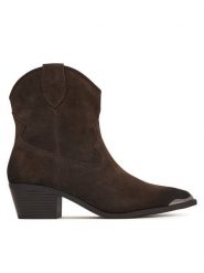 Aldo Botki Valley 14404717 Brązowy. Brązowe botki damskie ALDO, ze skóry, bez obcasa, na płaskiej podeszwie, bez zapięcia. Za 639.99 zł.