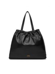 Tommy Hilfiger Torebka Soft Leather Tote AW0AW18308 Czarny. Czarne torebki klasyczne damskie Tommy Hilfiger, ze skóry, bez dodatków. Za 1,099.00 zł.