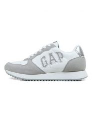 GAP Sneakersy "Nashville Arch Logo" w kolorze szaro-białym rozmiar: 37. Białe obuwie sportowe damskie GAP, bez zapięcia. Za 131.43 zł.
