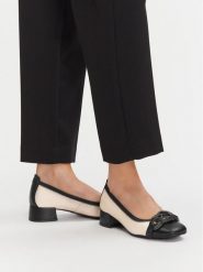 Hispanitas Czółenka CHI254349 Biały. Białe czółenka damskie Hispanitas, bez wzorów, ze skóry, bez obcasa. Za 332.99 zł.