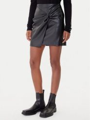 Vero Moda Spódnica z imitacji skóry Gawn 10333689 Czarny Regular Fit. Czarne spódnice damskie Vero Moda, l, bez wzorów, ze skóry. Za 159.99 zł.