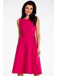 Awama Sukienka w kolorze różowym rozmiar: M. Różowe sukienki damskie Awama, bez wzorów, bez ramiączek. Za 123.25 zł.