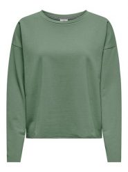 JDY Bluza w kolorze zielonym rozmiar: L. Zielone bluzy damskie JDY, l, bez wzorów, z bawełny, bez kaptura. Za 100.99 zł.
