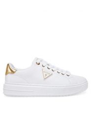 Guess Sneakersy FLJD12 LEA12 Biały. Białe obuwie sportowe damskie Guess, ze skóry, bez zapięcia. Za 339.99 zł.