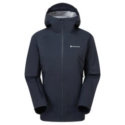 Damska kurtka wodoodporna Montane WoCetus Lite. Niebieskie kurtki damskie Montane, l, bez wzorów, z materiału, z kapturem. Za 1,216.05 zł.