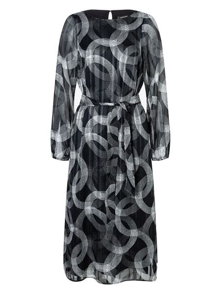 More & More Sukienka w kolorze szaro-czarnym rozmiar: 42. Czarne sukienki damskie More & More, bez wzorów, z tkaniny, bez ramiączek. Za 165.99 zł.