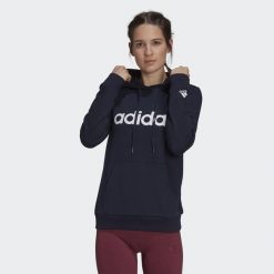 Bluza damska adidas Essentials Hoodie. Białe bluzy damskie Adidas, l, bez wzorów, bez kaptura. Za 180.00 zł.