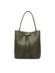 BOSS Torebka Anett Drawstring 50567602 Zielony ciemny. Zielone torebki klasyczne damskie Boss, ze skóry, bez dodatków. Za 764.99 zł.