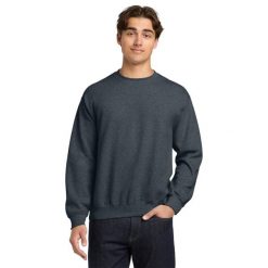 Bluza Rozpinana Z Grubej Mieszanki Dla Dorosłych Unisex. Brązowe bluzy damskie GILDAN, xl, bez wzorów, z elastanu, z kapturem. Za 95.99 zł.