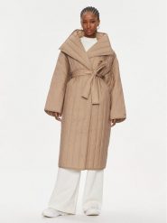 Calvin Klein Płaszcz przejściowy K20K206767 Brązowy Relaxed Fit. Brązowe kurtki damskie Calvin Klein, m, bez wzorów, z syntetyku, bez kaptura. Za 1,199.00 zł.