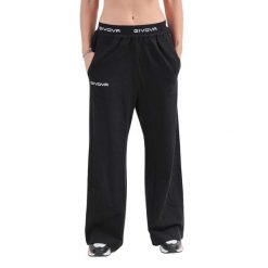 Damskie spodnie dresowe Givova. Czarne spodnie dresowe damskie Givova, bez wzorów, z dresówki. Za 270.99 zł.