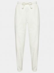 Outhorn Spodnie dresowe OTHAW23TTROF483 Biały Regular Fit. Białe spodnie dresowe damskie Outhorn, m, bez wzorów, z bawełny. Za 89.99 zł.