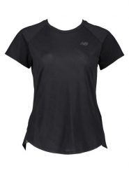 New Balance Koszulka sportowa "Q Speed" w kolorze czarnym rozmiar: XS. Czarne koszulki sportowe damskie New Balance, s, bez wzorów, z materiału, bez ramiączek, outdoorowe. Za 92.21 zł.