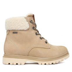 Trapery Tamaris. Brązowe trapery damskie Tamaris, bez zapięcia. Za 509.99 zł.