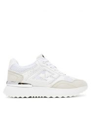Guess Sneakersy FLTKOR ELE12 Biały. Białe obuwie sportowe damskie Guess, z materiału, bez zapięcia. Za 419.99 zł.