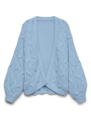 Vero Moda Kardigan w kolorze błękitnym rozmiar: XS. Niebieskie kardigany damskie Vero Moda, xs, bez wzorów, ze splotem. Za 149.95 zł.