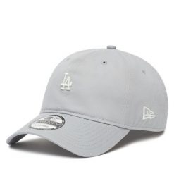 Czapka z daszkiem New Era. Szare czapki z daszkiem damskie New Era, bez wzorów. Za 89.99 zł.