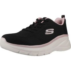 Buty SKECHERS FASHION FIT 2.0 MOONLIGHT Czarny. Czarne obuwie trekkingowe damskie Skechers, z tkaniny, bez zapięcia. Za 325.99 zł.