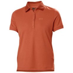Damska koszulka polo Helly Hansen Siren. Brązowe koszulki damskie Helly Hansen, bez wzorów, bez kołnierzyka, bez ramiączek. Za 274.50 zł.