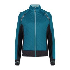 Kurtka damska turystyczna CMP 30A2276. Zielone kurtki damskie CMP, l, bez wzorów, z softshellu, z kapturem. W wyprzedaży za 349.60 zł.