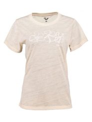 Traunstein Sport Koszulka funkcyjna "Flower" w kolorze beżowym rozmiar: 40. Brązowe koszulki damskie Traunstein Sport, bez wzorów, z wełny, bez kołnierzyka, bez ramiączek. Za 144.58 zł.