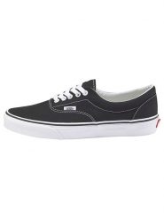 Vans Sneakersy "Era" w kolorze czarno-białym rozmiar: 37. Czarne obuwie sportowe damskie Vans, z materiału, bez zapięcia. Za 197.63 zł.