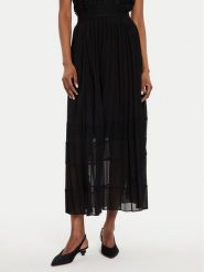 Morgan Spódnica plisowana 232-JILA Czarny Regular Fit. Czarne spódnice damskie Morgan, bez wzorów, z syntetyku. Za 179.99 zł.