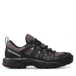 Trekkingi Salomon. Szare obuwie sportowe treningowe Salomon, z gore-texu, trekkingowe, gore-tex. Za 339.99 zł.
