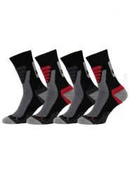 Skarpety trekkingowe Coolmax® do łydki 4 pary – Czarny. Czarne skarpetki damskie XTREME SOCKSWEAR, bez wzorów, z bawełny. Za 173.56 zł.