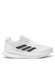 Adidas Buty do biegania Runfalcon 5 JH9638 Biały. Białe obuwie sportowe damskie Adidas, z materiału, bez zapięcia, do biegania. Za 179.99 zł.
