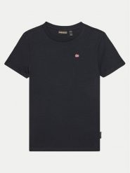 Napapijri T-Shirt Salis SS 2 NP0A4GEH0411 D Czarny Regular Fit. Czarne t-shirty i koszulki chłopięce Napapijri, bez wzorów, z bawełny, bez kołnierzyka, bez ramiączek. Za 119.99 zł.