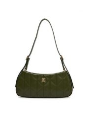 Calvin Klein Torebka Quilted Small Shoulder Bag LV04F3327G Zielony. Zielone torebki klasyczne damskie Calvin Klein, ze skóry, bez dodatków. Za 489.99 zł.