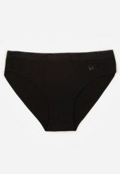 Czarne Majtki Figi z Bawełną i Ozdobnymi Napisami Phioreia. Czarne figi Born2be, bez wzorów, z bawełny. Za 6.99 zł.