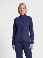 Damska bluza dresowa Hummel. Niebieskie bluzy damskie Hummel, s, bez wzorów, z dresówki, bez kaptura. Za 144.24 zł.