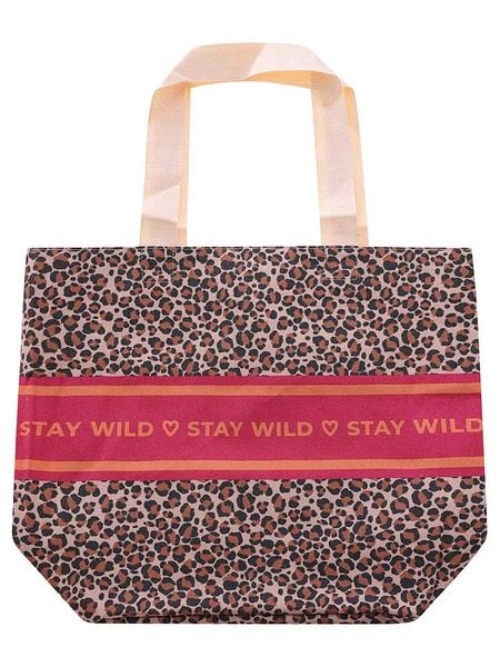 Zwillingsherz Shopper bag w kolorze czerwono-różowo-czarnym - 45 x 38 x 17 cm rozmiar: onesize. Czarne shopper bag Zwillingsherz, bez wzorów, z materiału, na ramię, bez dodatków. Za 96.37 zł.