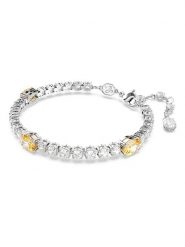 Swarovski Bransoletka z elementami ozdobnymi rozmiar: onesize. Szare bransoletki damskie Swarovski, metalowe. Za 404.99 zł.