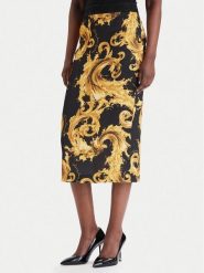 Versace Jeans Couture Spódnica ołówkowa 80HAE806 NS820 Czarny Slim Fit. Czarne spódnice damskie Versace Jeans Couture, bez wzorów, z jeansu. Za 1,289.00 zł.