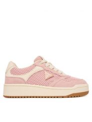 Guess Sneakersy FLJM13 FAB12 Różowy. Czerwone obuwie sportowe damskie Guess, z materiału, bez zapięcia. Za 499.99 zł.