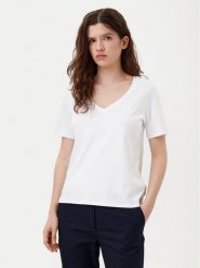 Marc O'Polo T-Shirt B01207251331 Biały Regular Fit. Białe t-shirty damskie Marc O'Polo, xs, bez wzorów, z bawełny, bez kołnierzyka. Za 159.99 zł.