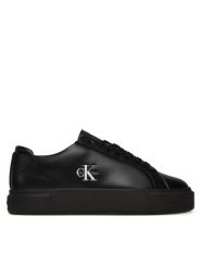 Calvin Klein Sneakersy Basket Cupsole Laceup Lth Ml YW0YW01945 Czarny. Czarne obuwie sportowe damskie Calvin Klein, ze skóry, bez zapięcia. Za 359.99 zł.