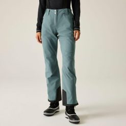 Effused II Damskie spodnie narciarskie. Zielone spodnie sportowe damskie Dare 2b, na zimę, bez wzorów, narciarskie. Za 401.90 zł.