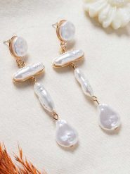 Lodie Silver Pozłacane kolczyki-wkrętki rozmiar: onesize. Szare kolczyki damskie Lodie Silver, z perłą, metalowe. Za 56.99 zł.