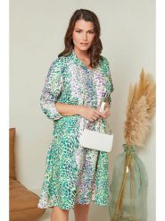Curvy Lady Sukienka ze wzorem rozmiar: 40/42. Sukienki damskie Curvy Lady, bez wzorów, klasyczne, bez ramiączek. Za 105.14 zł.